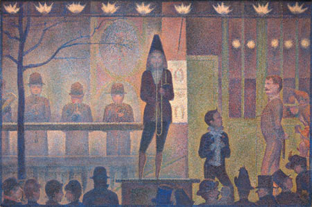 Circus Sideshow Parade De Cirque by Georges Seurat 1888 Print